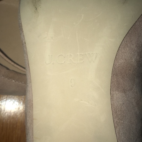 J Crew Suede lace-up ballet flats - Picture 7 of 8